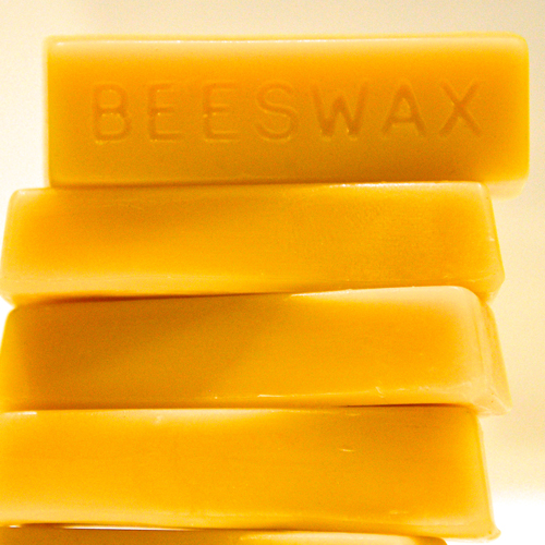Pure British 100% beeswax block