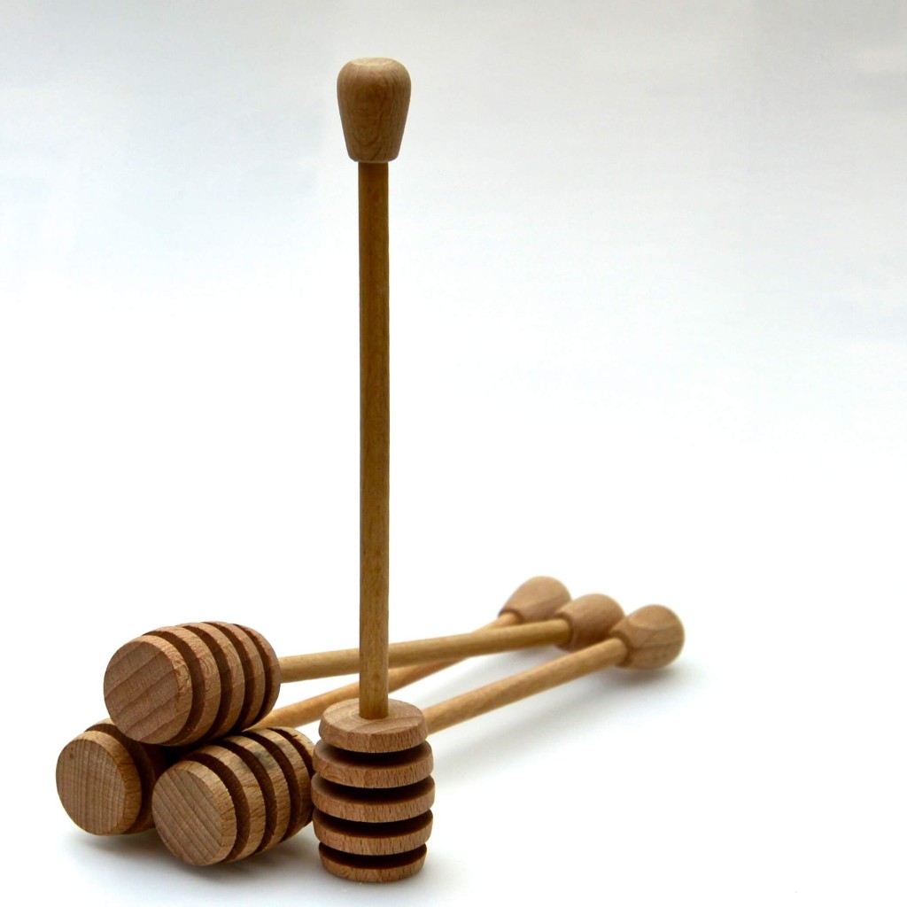 Wooden Honey Dipper