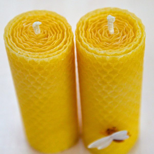 Natural Pure Wide Beeswax Candles