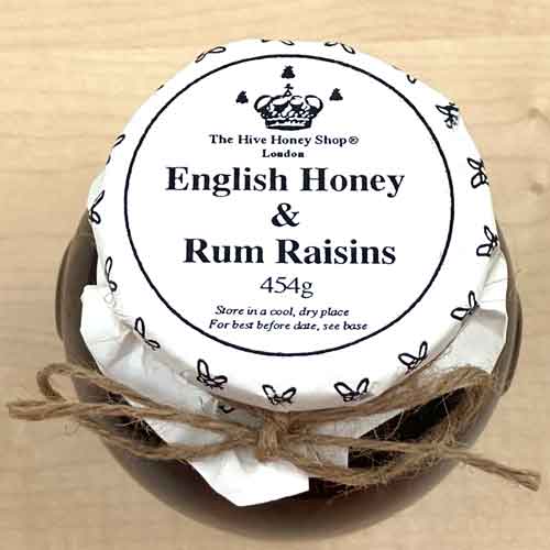 English Honey contains Rum Raisinss