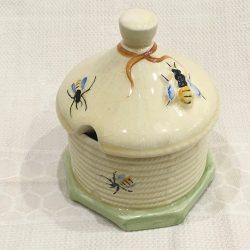 English Crown Devon ‘Bees’ Honeypot -circa 30/40s