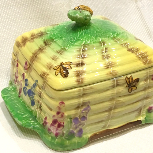 English Royal Winton Honeycomb Dish-1930s