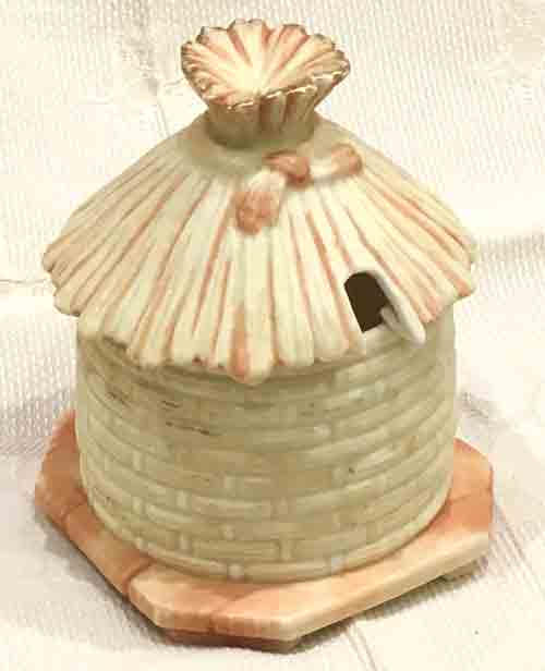 Rare English 1890s Locke & Co Worcester Honeypot