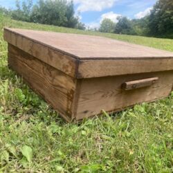 National extraction box, for apiary honey frame transporting and protection-used. Keeps wax moth, wasps, bees off the frames.